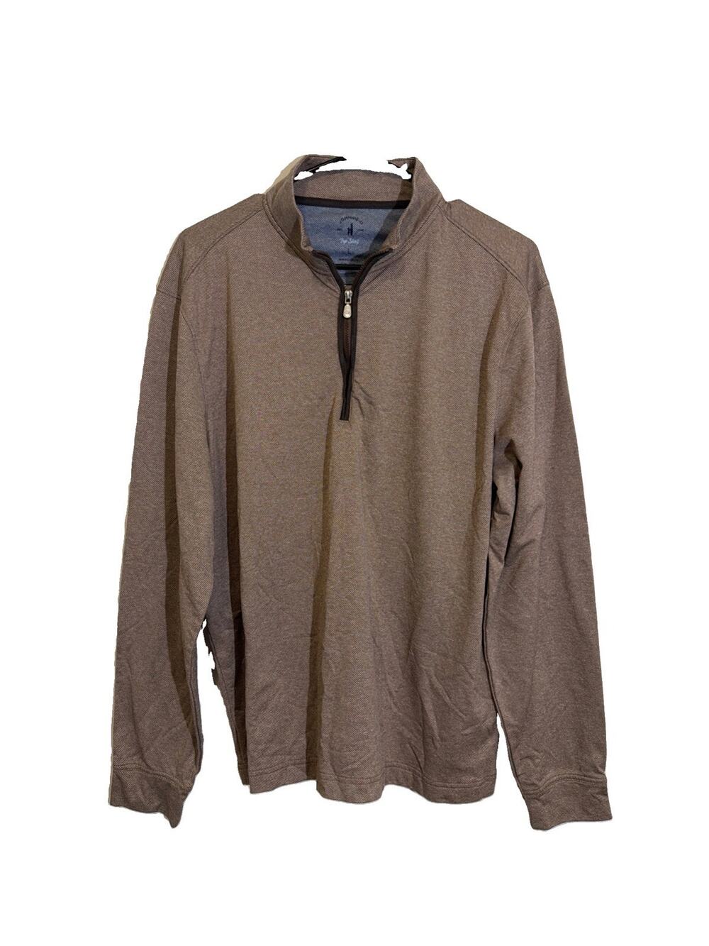 Johnnie-O Top Shelf Performance Quarter-Zip Pullover Size Large Golf